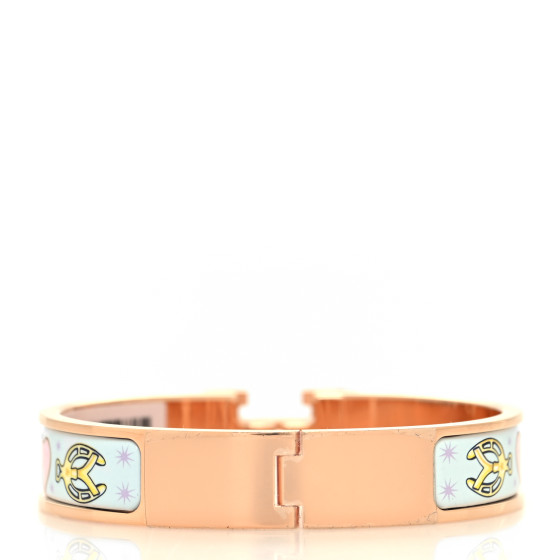 ☆宇宙☆【HERMES】ブレスレット Clic Clac H Chorus of Stars Hermes Brand New Special Edition Gold H Moon Star Clic Clac