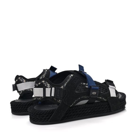 CHRISTIAN DIOR Technical Fabric Oblique Mens Atlas Sandals