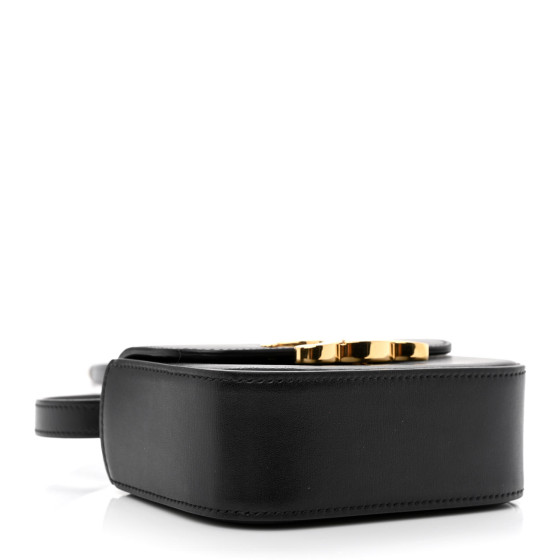 CELINE Shiny Calfskin Mini Triomphe Black 1225633 | FASHIONPHILE
