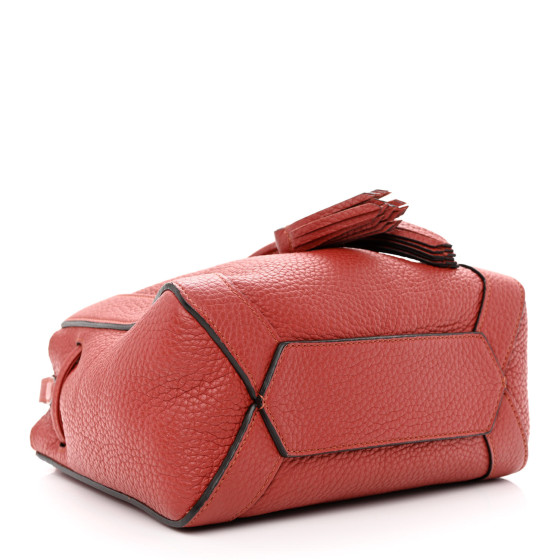 MULBERRY Heavy Grain Calfskin Mini Millie Red 1227381
