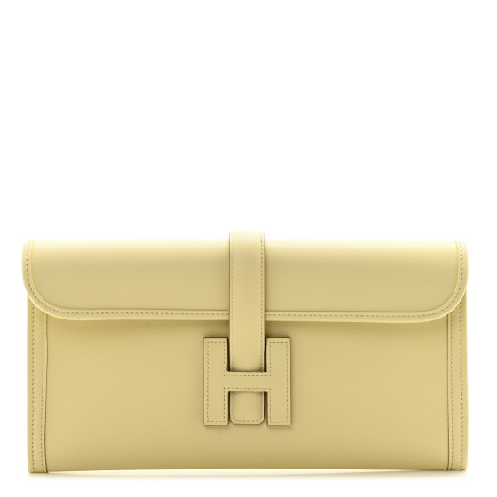 HERMES Swift Jige Elan 29 Clutch Jaune Milton 1564317