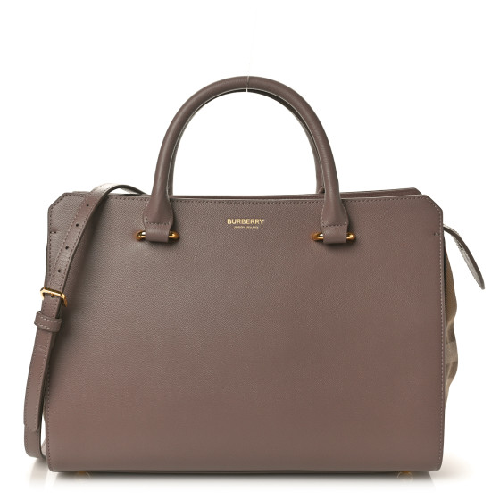 ハンドバッグ BURBERRY  Handbags Women Leather Gray/Mink Burberry Handbags Women Leather Gray/Mink | B-Exit – B-Exit