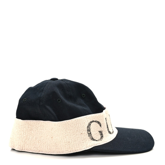 Gucci★素敵！Gabardina Black Baseball Cap w/Gucci Headband Gucci☆素敵！Gabardina Black Baseball Cap w/Gucci Headband