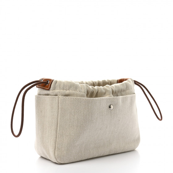 HERMES Fourbi 20 Bag Insert Naturel 989461 | FASHIONPHILE