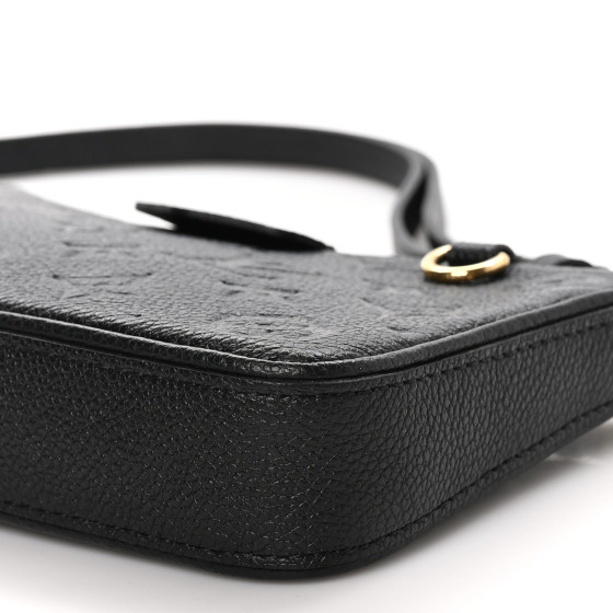【残少!】LouisVuitton ルイヴィトン MONOGRAM EMPREINTE ポーチ Louis Vuitton Bi-Color Black/Cream Monogram Empreinte