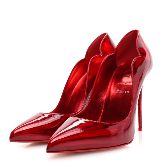 Christian Louboutin 口紅 Miss Z - 100 mm Pumps - Patent calf leather - Vintage Rose