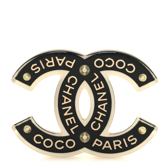 【CHANEL】l CC-logo brooch★シャネル【ランク:A】 Chanel 2 Tone Pearl CC Logo Brooch - Vintage Lux