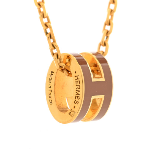 \"国内入手不可！\"【HERMES】Goldチェーン☆人気 Mini Pop H Mini Pop H pendant | Hermès USA