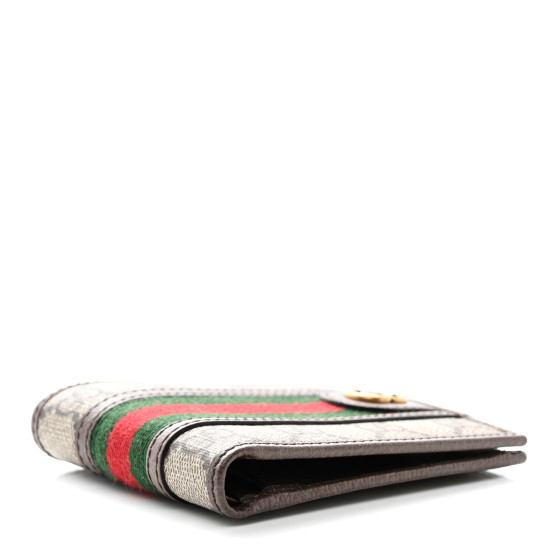 【GUCCI】Ophidia GG Supreme ウォレット Gucci GG Supreme Web Ophidia Zip Around Wallet