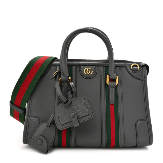 財布・小物その他 GUCCI Cappuccino Leather Marmont Bucket Bag GUCCI Koi Calfskin Small Bauletto Duffle Top Handle Bag Grey