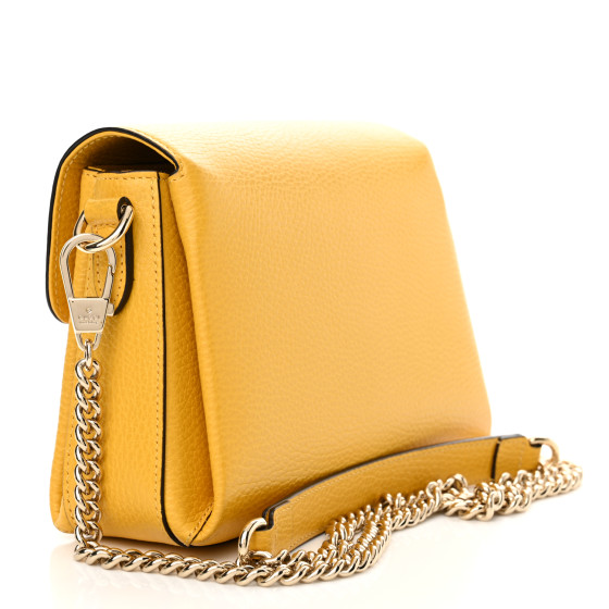 GUCCI Dollar Calfskin Interlocking G Crossbody Bag New