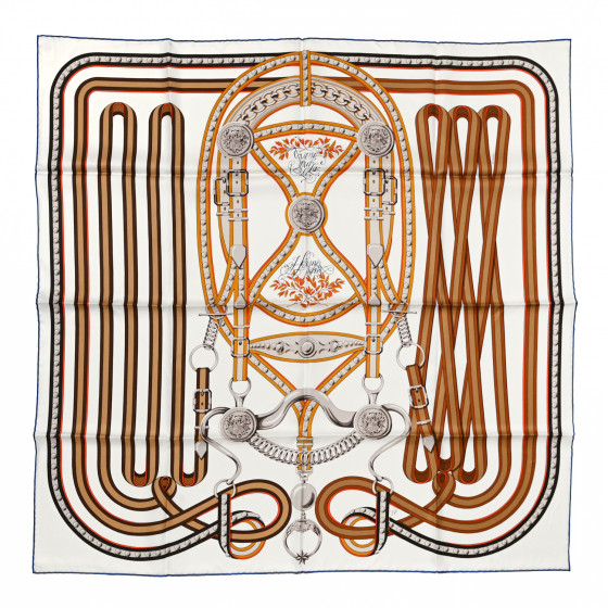 エルメスGrand tralala グラントゥラララ アイボリー 90x90 エルメスGrand tralala グラントゥラララ アイボリー 90x90