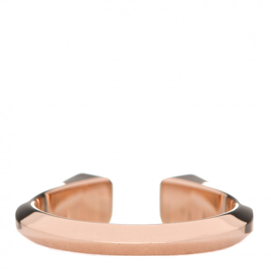 HERMES 18K Rose Gold PM Clou de Forge Ring 50 5.25 1065485