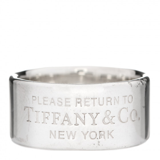 Tiffany & Co. リング TIFFANY Sterling Silver Wide Return to Tiffany Ring 59 8.75