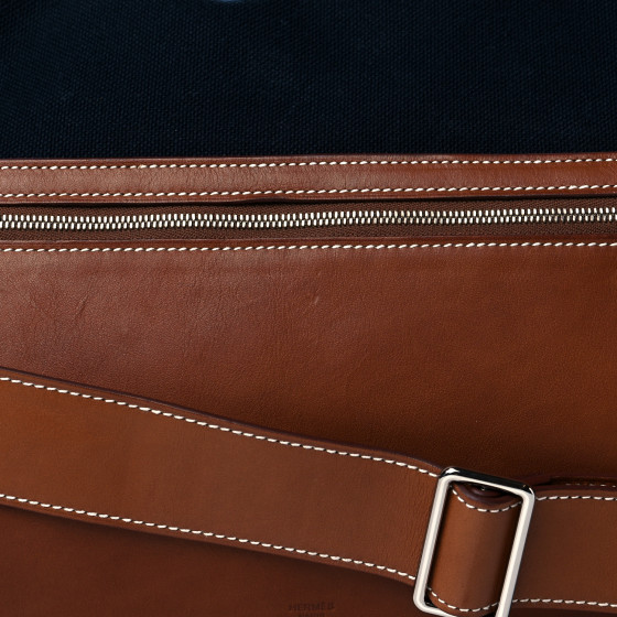 大人気★【HERMES】Odyssee Terre ダッフルバッグ HERMES Toile Goeland Idro Calfskin Odyssee Terre Duffle Bag