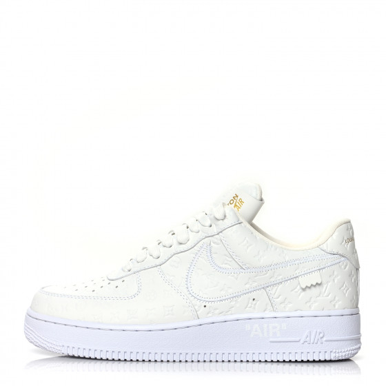 LOUIS VUITTON X NIKE AIR FORCE 1 Calfskin Monogram Mens Low