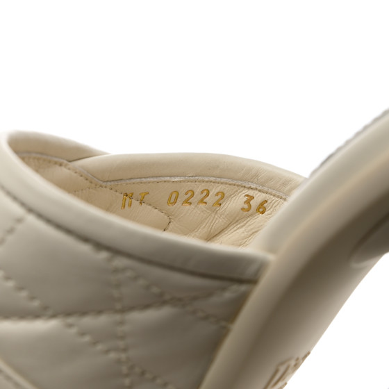 CHRISTIAN DIOR Calfskin Cannage Quilted Dio(r)evolution 80mm