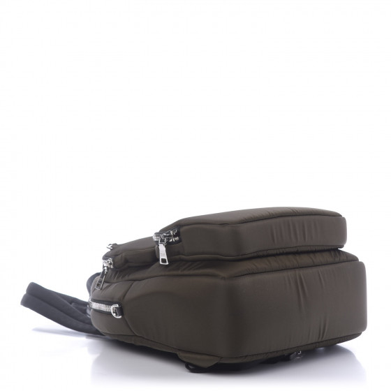 【PRADA】Mimetico Cargo bag with strap★プラダ【ランク:AB】 PRADA Tessuto Nylon Pocket Cargo Backpack Mimetico Black