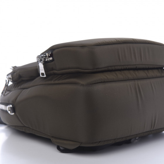 PRADA Tessuto Nylon Pocket Cargo Backpack Mimetico Black