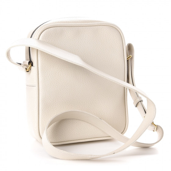 ショルダーバッグ・ポシェット GUCCI Women Messenger Bags 6022041DB0G 9022 White Gucci White Logo Print Leather Messenger Bag | Hypebeast