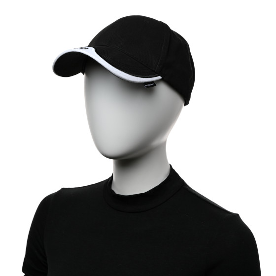 BALENCIAGA Cotton BB Mode Cap L Black White 1505353
