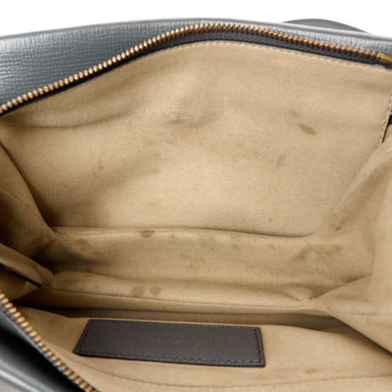 GIVENCHY Sugar Goatskin Cross 3 Crossbody Bag Dark Grey