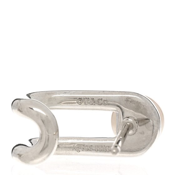 【Tiffany&Co】HardWear☆Silver Double Pearl Hinged ピアス Tiffany & Co. 925 Silver HardWear Double Pearl Hinged