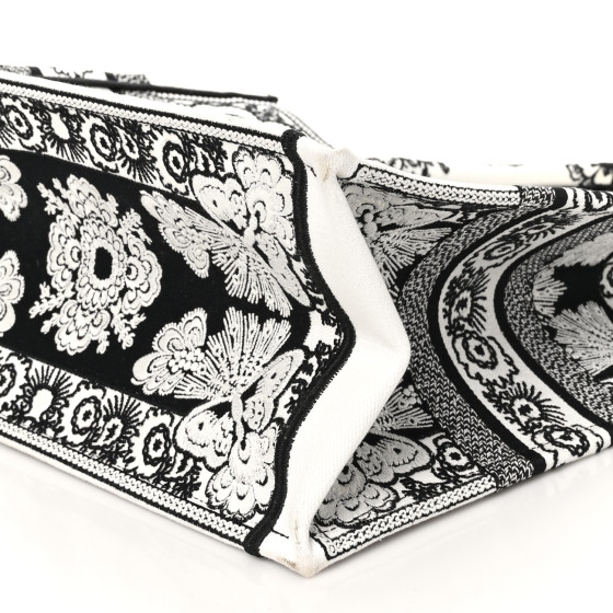 CHRISTIAN DIOR Canvas Butterfly Bandana Embroidered Medium