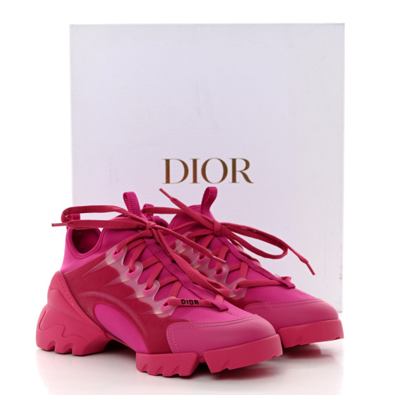 CHRISTIAN DIOR Neoprene Rubber Womens D-Connect Sneakers
