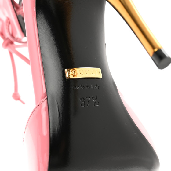 GUCCI ピンクファーミュール Gucci Pink Princetown Fur Mules Flats - Size 39 ○ Labellov