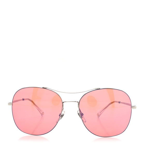 GUCCI Aviator Sunglasses GG4253S Silver Red 1698412