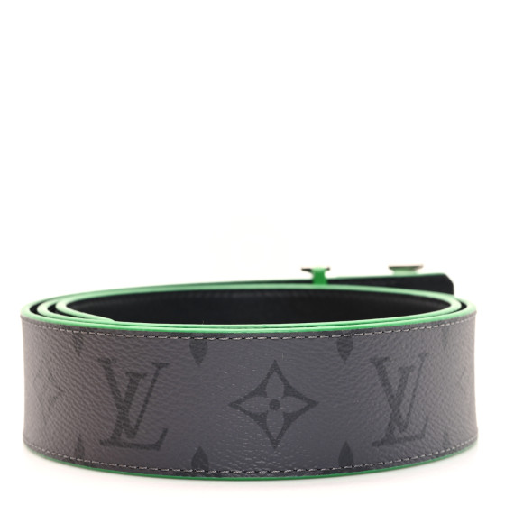 LOUIS VUITTON Monogram Eclipse Taigarama 40mm LV Initiales