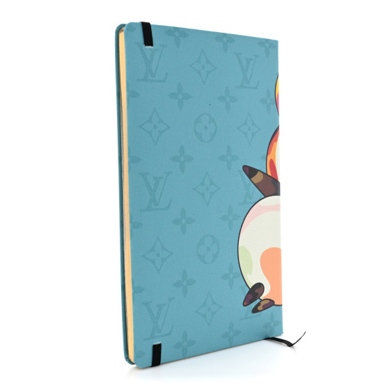 LOUIS VUITTON LV x TM Jane Superflat Notebook MM Turquoise