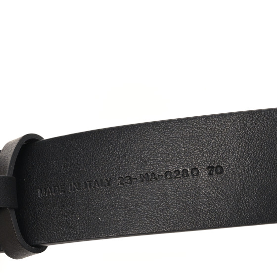Christian Dior ブラックベルト 70 CHRISTIAN DIOR Calfskin CD Belt 70 28 Black 1698510