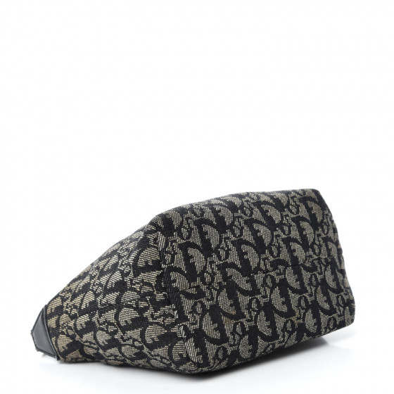 CHRISTIAN DIOR Monogram Hobo Black 761388 | FASHIONPHILE