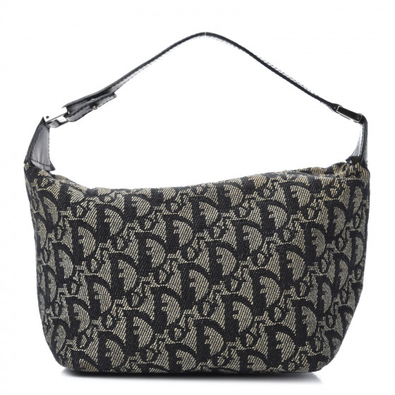 クリスチャンディオール CHRISTIAN DIOR Monogram Hobo Black 761388 | FASHIONPHILE
