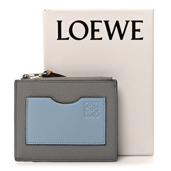 LOEWE Soft Grained Calfskin Large Square Coin Cardholder