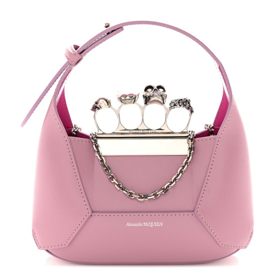 ショルダーバッグ・ポシェット Alexander Mcqueen The Curve Hobo Bag - Lilac/Pink - Leather The Curve Hobo Bag - Alexander Mcqueen - Lilac/Pink - Leather