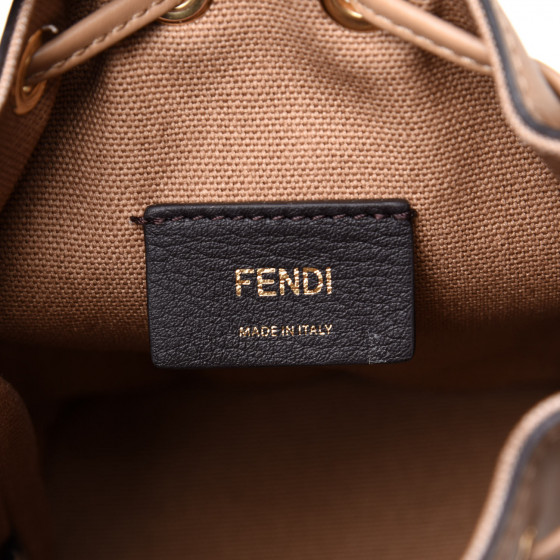かごバッグ Convertible bucket bag in velvet with all-over ff logo Fendi Convertible Bucket Bag In Velvet All-Over Ff Logo | eBay