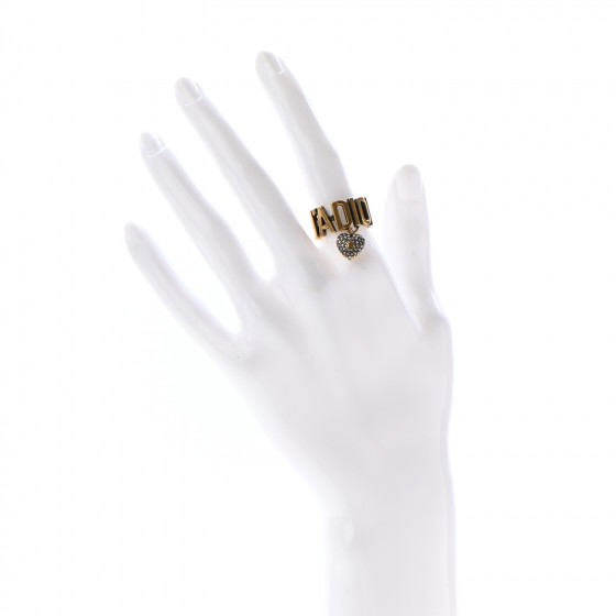 ディオール メタルロゴ ハートリング 楽天市場】【中古】クリスチャン ディオール CHRISTIAN DIOR