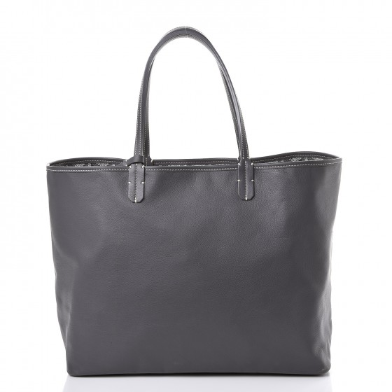 送料込【GOYARD】アンジュ Anjou トート リバーシブル PM Grey Goyard Anjou PM Medium Tote Grey Reversible leather lining
