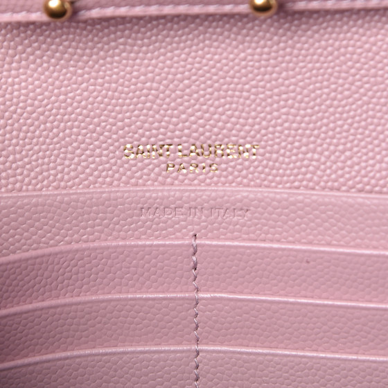 SAINT LAURENT Grain De Poudre Matelasse Chevron Monogram