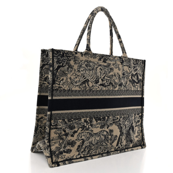 【無料郵送/関税込/正規品】 (W) Dior Dioriviera Toile de Jouy Christian Dior Medium Canvas Embroidered Dioriviera Toile De