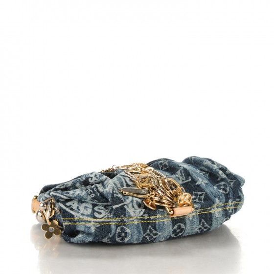 LOUIS VUITTON Denim Raye Judy Blame Mini Pleaty 167624