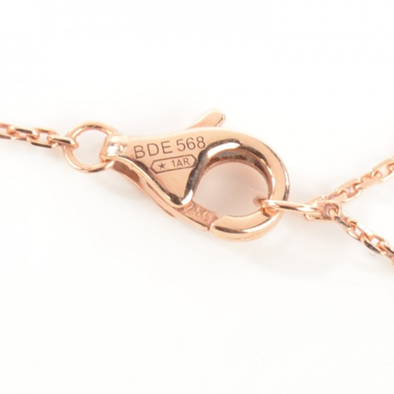 CARTIER 18K Pink Gold Diamond XS D'Amour Bracelet 120978