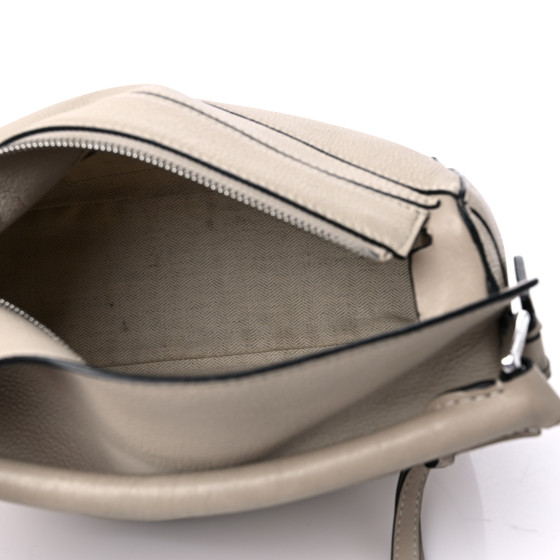 LOEWE Calfskin Small Puzzle Bag Light Oat 1300250 | FASHIONPHILE