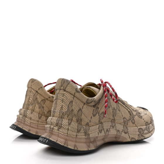 【GUCCI】SNEAKER LEATHER ULTRALIGHT PLUME◆812713AAECR GUCCI Ultralight Plume Calfskin Monogram Printed Mens Gucci