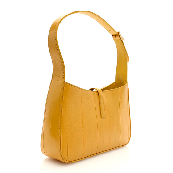 SAINT LAURENT Eelskin Le 5 A 7 Hobo Mimosa Yellow 1479722