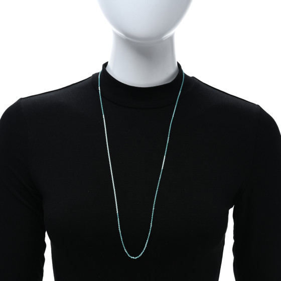 【TATIANA】(Silver925) Blueveil Barrel Necklace 韓国発 Silver Treasures by Samuel B. Sleeping Beauty Turquoise