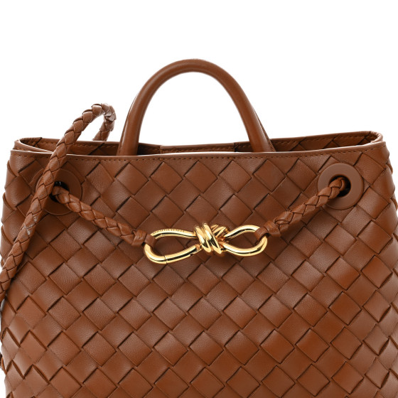 BOTTEGA VENETA Nappa Intrecciato Small Andiamo Shoulder Bag